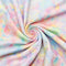 David Angie Tie Dye Printed Double Brushed Polyester Fabric Soft Smooth 4 Way Stretch Knit Fabric by The Yard for Dress Sewing (Colorful)...