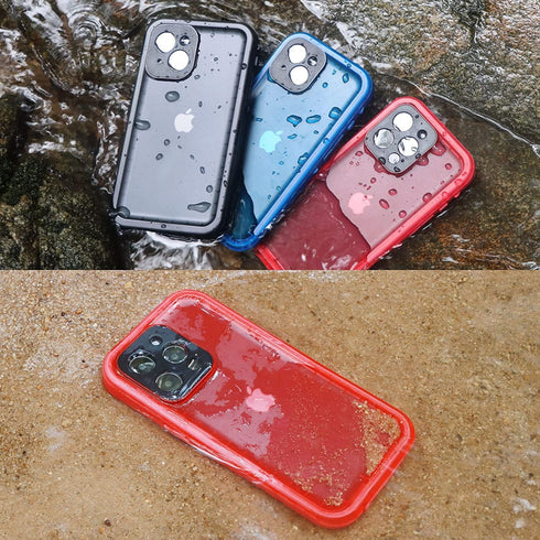 SPORTLINK Compatible with iPhone 13 Pro Waterproof Case - Built in Screen Protector Full Body Shockproof Dustproof IP68 Waterproof Case for iPhone...