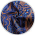 S&W SHLAX&WING Men's Ties Neckties Navy Dark Blue Paisley Matching Pocket Square...