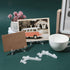 48 Pieces Mini Easel Stands Plastic Plate Stand Holder Display Picture Easel Stand for Display Picture Frame Collectibles Desktop Weddings Party H...