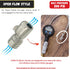 JACO Lightning S-Series Tire Air Chuck - 1/4" F-NPT (Open Flow) (2-Pack)...