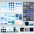 114 Pieces Scrapbooking Materials Scrapbook Supplies Pack for Art Journaling Bullet Junk Journal Planners Art DIY Paper Stickers Washi Tape Craft ...