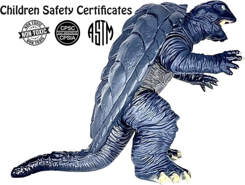 TwCare Gamera Figure 1995, Godzilla Toy Action Figure: King of The Monsters, Movie Series Movable Joints Soft Vinyl, Travel Bag...