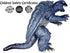 TwCare Gamera Figure 1995, Godzilla Toy Action Figure: King of The Monsters, Movie Series Movable Joints Soft Vinyl, Travel Bag...