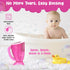 Pink Baby Rinser Cup and Bath Pail - Tear-Free, Non-Toxic, BPA-Free Accessory for Kids of All Ages - Provides Gentle, Safe, Enjoyable Bathing...