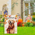 Golden Retriever Fall Dog Garden Flag for Outside Welcome Garden Flags Thanksgiving 12x18 Double Sided Front Yard Small Flag Burlap Vertical Outsi...