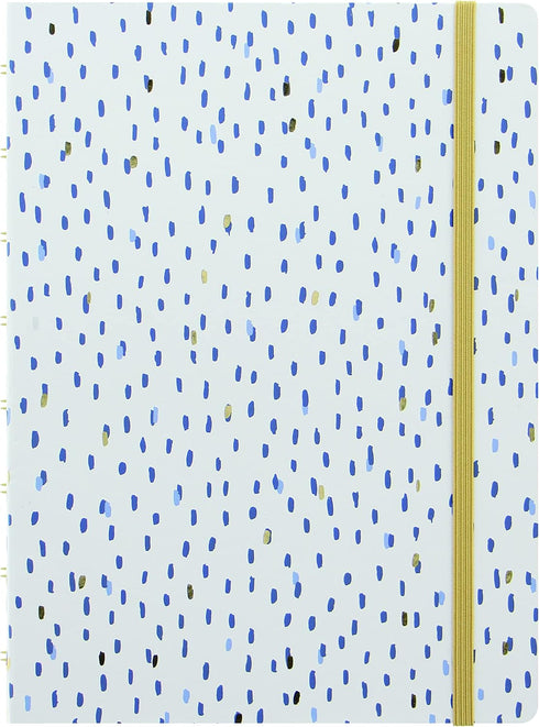 Filofax Refillable Notebook, A5 Size, Indigo Collection, 8.25" x 5.75", Rain (B115113U)...