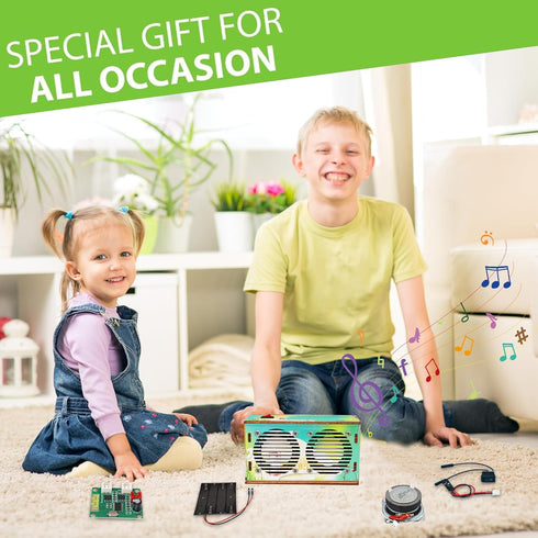 STEM Gifts for Teen Girls Boys - Science Kits for Kids Age 8-10-12-14 Crafts for Girls| Toys Build Bluetooth Speaker Kit| 3D Puzzles DIY Electroni...