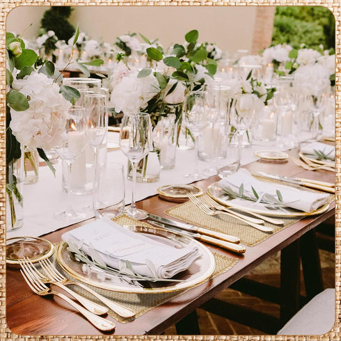 36 Pieces 6 x 6 Inches Burlap Squares Jute Burlap Finished Edges Square Fabric Farmhouse Burlap Placemats for Home Party Wedding Table Cover Cente...