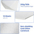 10 Sheets Silver Glitter Cardstock Paper, 8.5 x 11 Cardstock Paper 92lb/250gsm, Glitter Card Stock for DIY Projects, Sparkly Paper for Card Making...