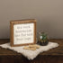 Primitives by Kathy 100692 Inset Wood Box Sign, 6 x 6 x 1.75-Inches, Four Legs...