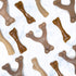 Nylabone Dog, Puppy Gourmet Style Strong Chew Toy Wishbone Peanut Butter Small/Regular (1 Count)...