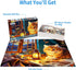 100 Piece Puzzles for Kids Reading Cat Puzzle 100 Piece Puzzles for Adults, Cute Kitten Puzzles 100 Pieces for Adults, 100 Piece Seniors Puzzles K...