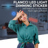 FLANCCI LED Light Blocking Stickers - Blackout LED Covers, Dim 50%80% of Lights, 2 Sheets (1 Cut Out + 1 Uncut)...