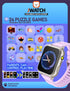 Kids Smart Watch for Boys Girls 6-12 with Pedometer Audio Book Camera Music Player Birthday Present Christmas (Silver Frame Purple)……...