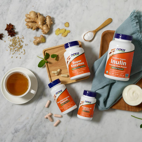 NOW Supplements, Saccharomyces Boulardii, 5 Billion CFU Probiotic, 60 Veg Capsules...