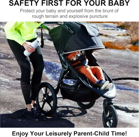 RUTU 12" x1.75/2.125 Inner Tube Replacement for BoB Gear Jogging Stroller Revolution SE/Pro/Flex/SU/Ironman Baby Jogger Summit X3 Schwinn JOYSTAR ...