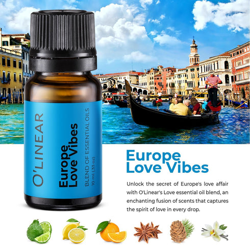 Scent of Adventure Essential Oils Set 6 Aromatherapy Diffuser Blends for Home Office Humidifier Car Fresheners Premium Grade Relaxation Scented Oi...