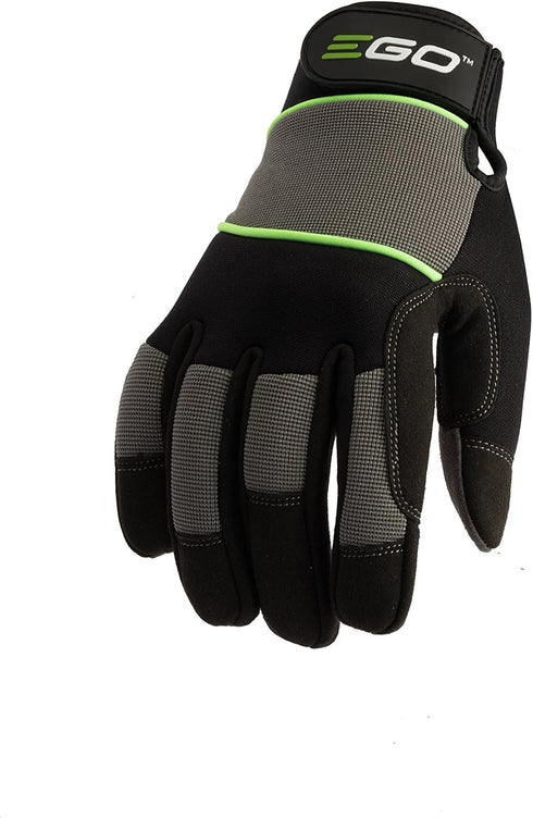EGO POWER+ GV001XL Durable Synthetic Breathable Work Gloves with Reinforced Protection, X-Large, Black...