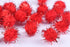 YYCRAFT 100pcs Glitter Tinsel Pom Poms Sparkle Balls for DIY Craft/Christmas Party Decoration/Cat Toys(25mm,Red)...