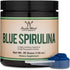 Blue Spirulina Powder - Maximum 35% Phycocyanin Content, Superfood Powder from Blue-Green Algae, Mixes into Smoothies and Protein Drinks, Plant Fo...