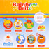 The Loyal Subjects Rainbow Brite Mystery Blind Bag 2.5-inch Cheebee Keychain Figure 3-Pack - Receive 3 Mystery Blind Bag Cheebee Keychain/Backpack...