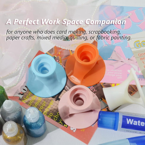 Plastic Liquid Glue Holder for Glue Bottle Stand, Paper Craft Glue Holder Tool for Craftsmen Suitable for Most Sized Glue Bottles for Scrapbooking...