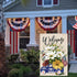 4th of July Summer Garden Flag, 12x18 Inch Patriotic Celebration Double-Sided Decorative Burlap Yard Flag for Memorial Day Independence Day Outsid...