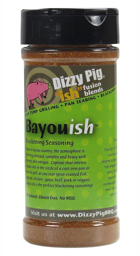 Dizzy Pig Barbecue Company ish Fusion Bayou-ish Blackening Seasoning (8oz Shaker)...