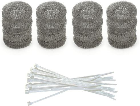 12 Pieces Lint Traps Washing Machine Quality Snares for Laundry and Rust Proof Stainless Steel Mesh with Ties Hose Filter Screen Sock Catcher...