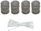 12 Pieces Lint Traps Washing Machine Quality Snares for Laundry and Rust Proof Stainless Steel Mesh with Ties Hose Filter Screen Sock Catcher...