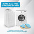Air Jungles Washing Machine Cleaner Tablets 24 Count, Lemon Scent, Deep Cleaning, Dirt Remover, Clean Laundry Washer Drum and Tub, Compatible with...