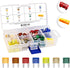 MulWark 120pc ClearMark Assorted Auto Mini-Car-Truck-Blade-Fuses Set- 5A 7.5A 10A 15A 20A 25A 30A - ATM Automotive Replacement Auto Fuse Assortmen...