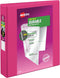 Avery Durable View 3 Ring Binder, 1-1/2 Inch Slant Rings, 1 Pink Binder (17833)...