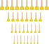 AUEAR, 40 Pack Round Foam Sponges Brush Pouncers Dabbers Set Assorted Size Paint Tools...
