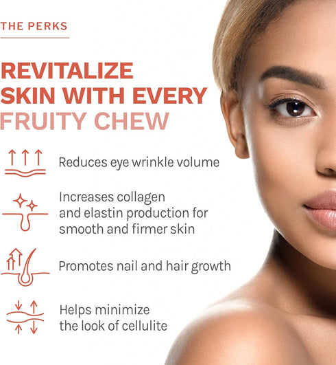 Reserveage Beauty, Collagen Replenish Chews, Supplement for Skin Care and Hair Growth, Supports Collagen and Elastin, Nail Care Supplement, 60 Sof...