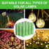 Rechargeable AA Batteries for Solar Lights 600mAh Double AA Battery 1.2V AA Rechargeable Batteries Solar Battery Batteries AA Size Garden Lights, ...