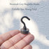Neosmuk Magnetic Hooks, 27lb+ Heavy Duty Earth Magnets with Hook for Refrigerator, Extra Strong Cruise Hook for Hanging, Magnetic Hanger for Curta...
