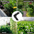 60 Pack Drip Irrigation 1/4" Barbed Elbow Fittings, Barbed Connectors for 1/4 Inch Irrigation Tubing Drip Line 90 Degree Elbow for Drip Sprinkler ...