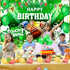 Football Birthday Party Decorations Super Game Backdrop Banner Football Bowl Theme Birthday Party Supplies Touchdown Banner Decor...