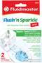 Fluidmaster 8202P8 Flush 'n Sparkle Automatic Toilet Bowl Cleaning System Refills, BioBalance Septic 2-Pack...