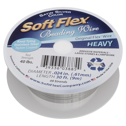 Soft Flex Best Beading Wire .024 Inch - 30 Feet (1)...