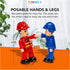 FUNERICA Firefighter, Construction Worker, Police Officer, and Sanitation Community Helpers People Figures for Kids - Little People Toy Figurines ...