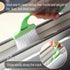 Slick- Window Track Cleaning Brush, 2 Pack, Window Cleaning Brush Tool, Window Groove Cleaning Brush, Window Track Cleaner, Gap Cleaning Brush, Wi...