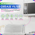 Microwave Filter Replacement 5.78" x 12.91" Fits W10208631A Whirlpool Microwave Filter - Aluminum Mesh Screen Grease Filters - Freshens and Filter...
