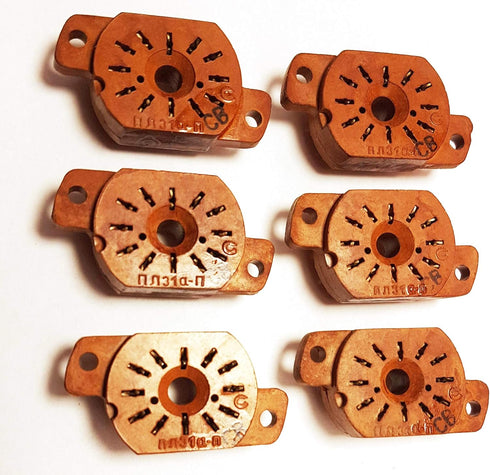 Socket for Nixie Tubes Military Version IN-12A, IN-12B, IN-15A, IN-15B, IV-22, New 6 pcs...