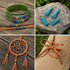 Mandala Crafts Peacock Faux Suede Cord for Jewelry Making - 2.65mm 100 Yards Flat Vegan Leather Strings Laces Strips for Bracelets, Necklaces, DIY...