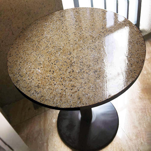 Brown Marble Contact Paper Self Adhesive Film Peel and Stick Wallpaper 17.7''X78.7'' Granite Look Glossy Surface Paper Thicken Waterproof for Kitc...