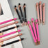 Aozora 15 Pieces Retractable Ballpoint Pens Black Ink 1.0 mm with Stylus Tip Touch School Office Decor Supplies Pretty Aesthetic Pens (Rose Gold,P...