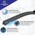 DODOMES 24"+20" Windshield Wipers with 11" Rear Wiper Blade Replacement for Kia Sorento 2011 2012 2013 2014 2015, 2010-2020 Kia Soul Soul EV-Origi...
